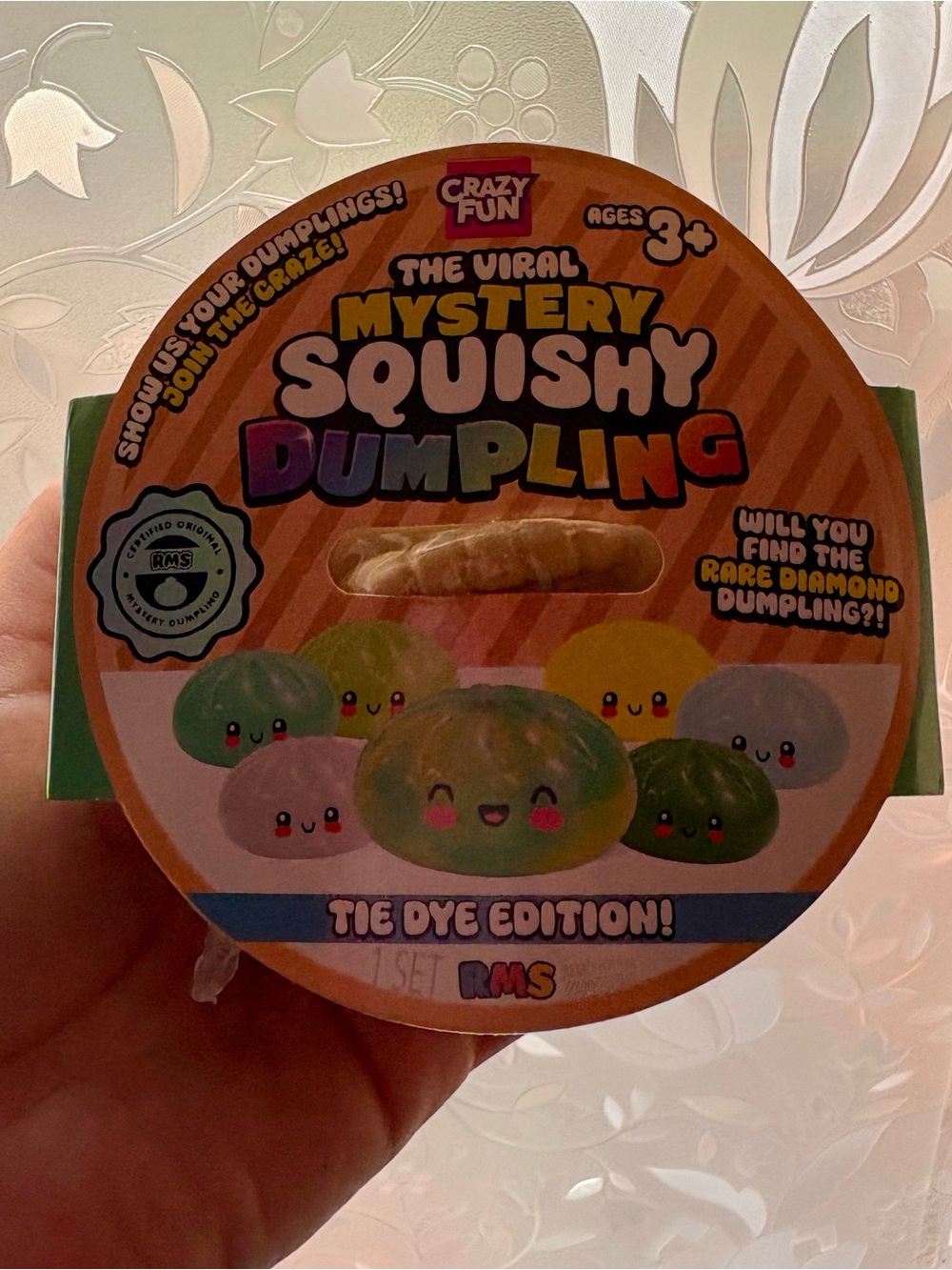Crazy Fun Mystery Squishy Dumpling - Tie Dye Edition
